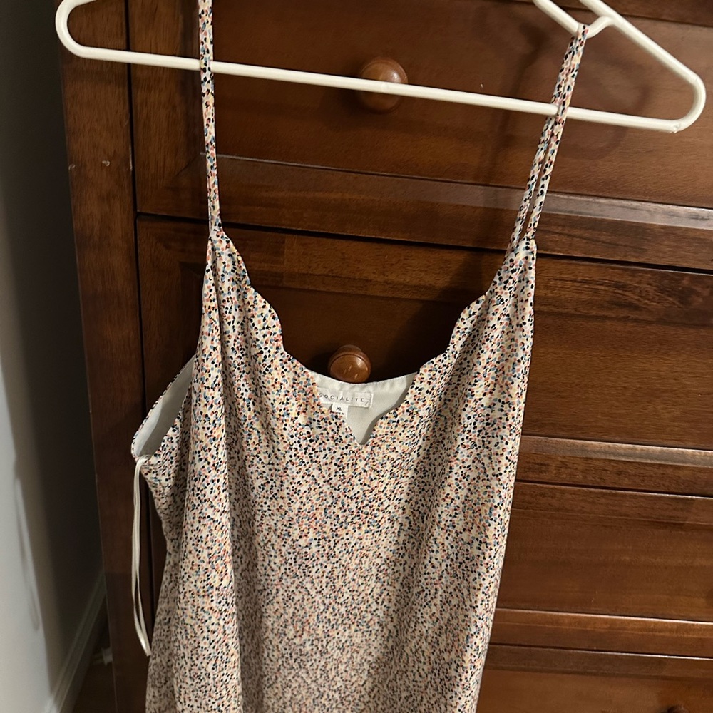 Madewell Floral Spaghetti Strap Top